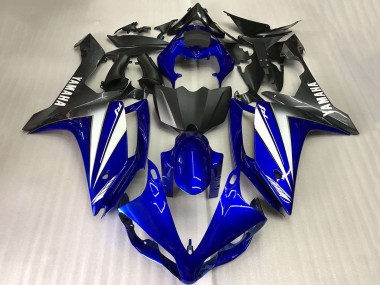 Carene Moto Yamaha YZF R1 2007-2008 - Blu Bianco Nero Opaco