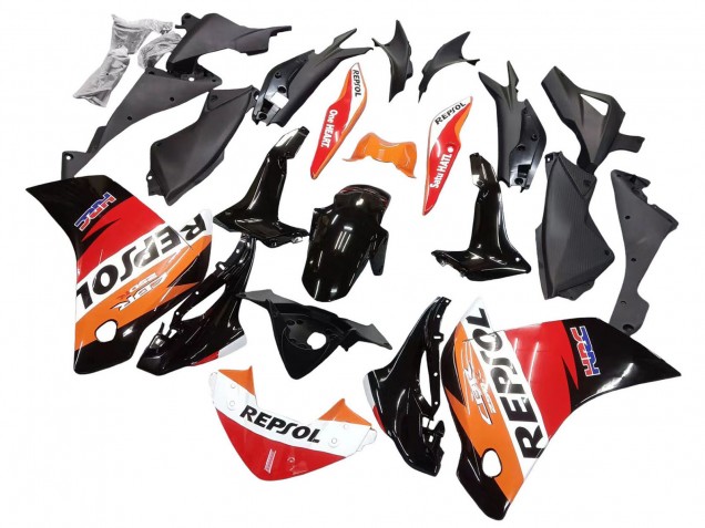 Carena Moto Honda CBR250RR 2011-2015 - Arancia Bianco Rosso Nero Lucido HRC Repsol