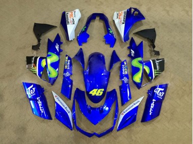 Carena Moto Kawasaki Z1000 2010-2013 - Bianco Blu Giallo Mostro