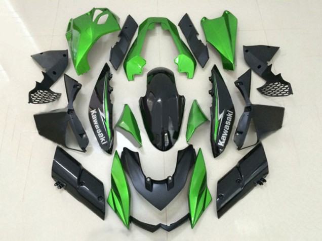 Carena Moto Kawasaki Z1000 2010-2013 - Verde Nero Lucido