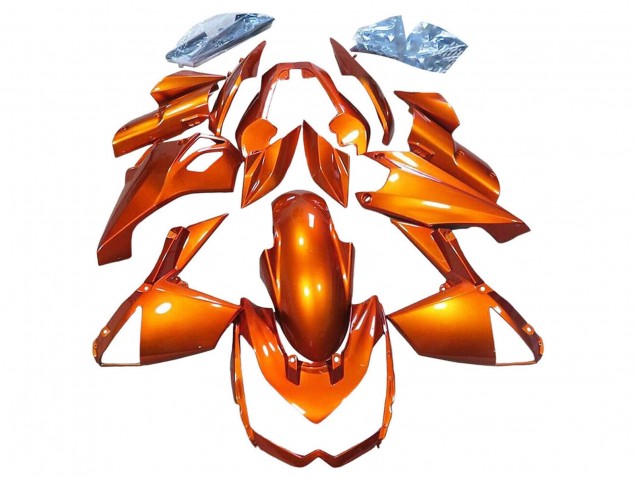 Carena Moto Kawasaki Z1000 2010-2013 - Burnt Arancia
