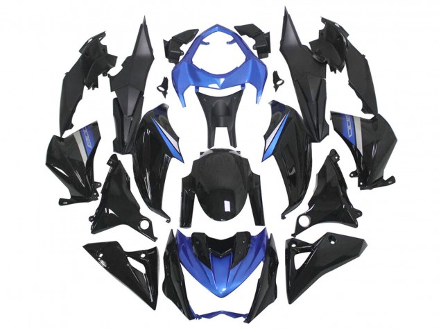 Carena Moto Kawasaki Z1000 2014-2019 - Blu Nero Lucido