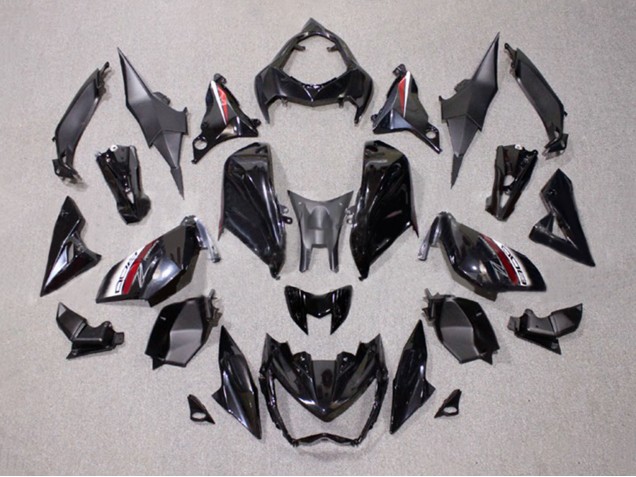 Carena Moto Kawasaki Z1000 2014-2019 - Nero Lucido Rosso Bianco