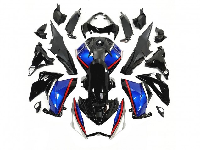 Carena Moto Kawasaki Z1000 2014-2019 - Nero Lucido Nero Opaco Blu Rosso Bianco