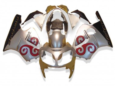 Carena Moto Kawasaki ZX12R 2000-2001 - Argento Rosso Nero