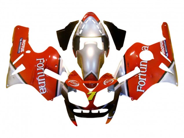 Carena Moto Kawasaki ZX12R 2002-2006 - Rosso Argento Fortuna