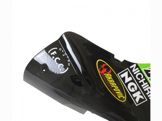 Carena Moto Kawasaki ZX12R 2002-2006 - Verde Nero Lucido Elf Touch4 Mostro