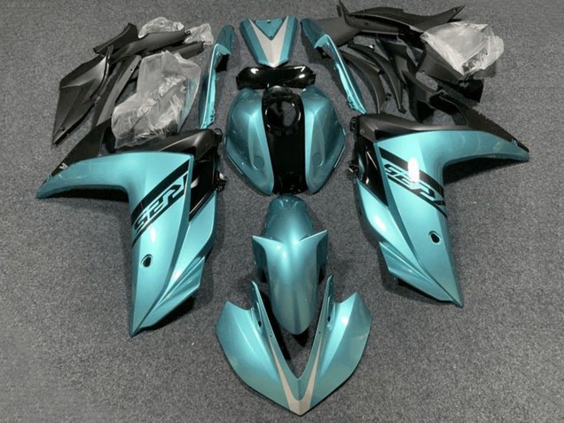 Carena Moto Yamaha YZF R3/R25 2015-2018 - Azzurro Chiaro Nero
