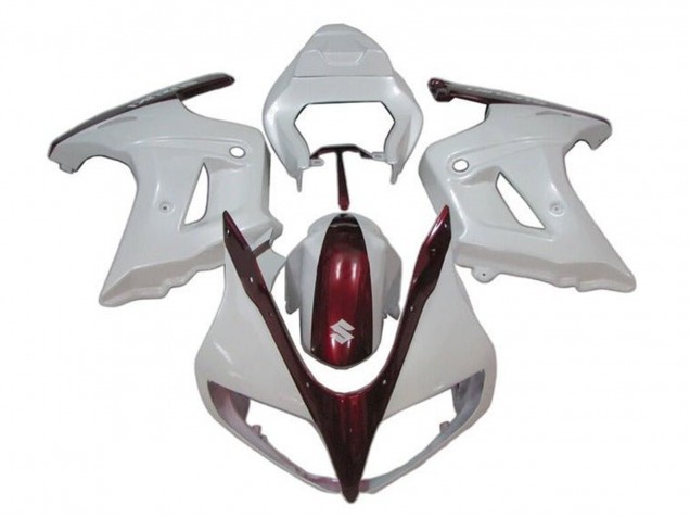 Carena Moto Suzuki SV650 2003-2013 - Bianco Caramella Rosso