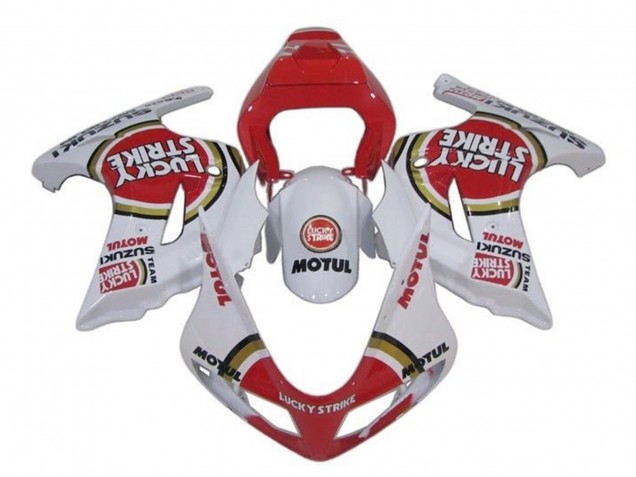 Carena Moto Suzuki SV650 2003-2013 - Bianco Rosso Lucky Strike
