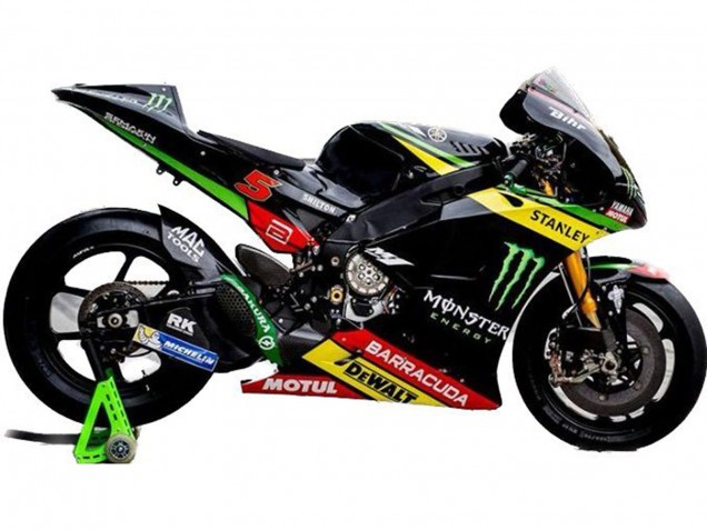 Carena Moto Kawasaki ZX10R 2006-2007 - Nero Lucido Giallo Verde Rosso Motul Mostro Energy Barracuda DeWalt