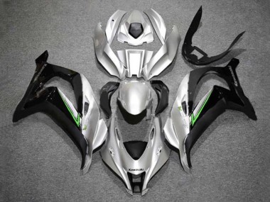 Carena Moto Kawasaki ZX10R 2016-2020 - Argento Verde Nero