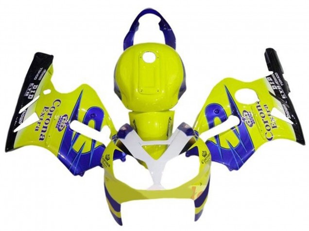 Carena Moto Kawasaki ZX12R 2000-2001 - Giallo Bianco Blu Corona Extra