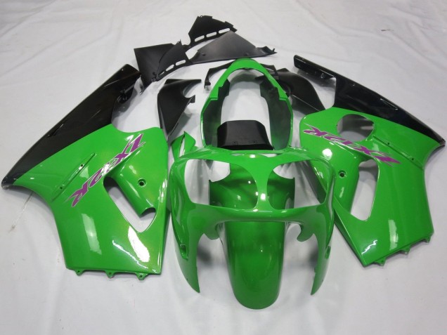 Carena Moto Kawasaki ZX12R 2000-2001 - Verde Nero Viola
