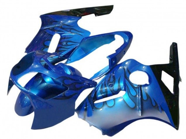 Carena Moto Kawasaki ZX12R 2002-2006 - Blu Fiamma Nero