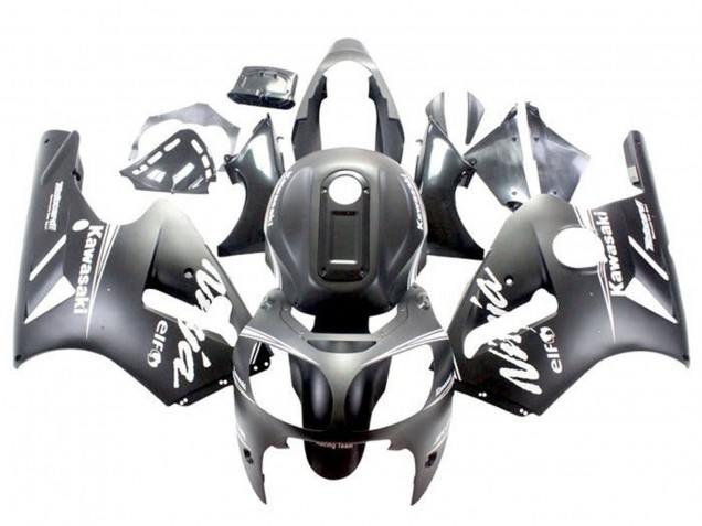 Carena Moto Kawasaki ZX12R 2002-2006 - Nero Opaco Bianco