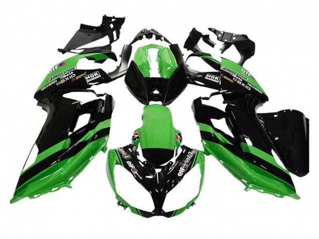 Carena Moto Kawasaki Ninja 650 EX650 2012-2016 - Verde Nero Banda