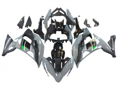 Carena Moto Kawasaki Ninja 650 EX650 2017-2019 - Grigio Nero Verde