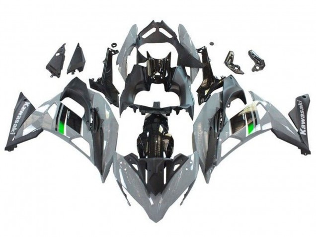Carena Moto Kawasaki Ninja 650 EX650 2017-2019 - Grigio Nero Verde