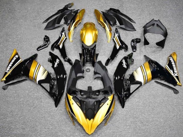Carena Moto Kawasaki Ninja 650 EX650 2017-2019 - Oro Nero Bianco