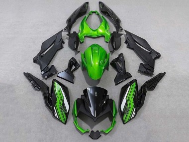 Carena Moto Kawasaki Z400 2018-2024 - Verde Bianco Nero