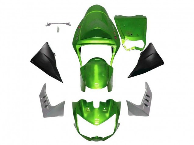 Carena Moto Kawasaki Z1000 2003-2006 - Verde Nero Opaco