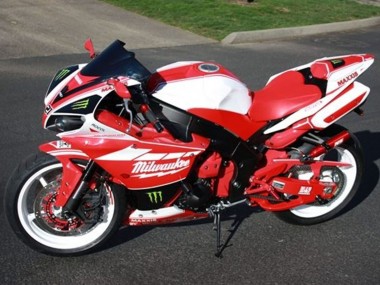 Carene Moto Yamaha YZF R1 2012-2014 - Bianco Rosso Nero Verde Milwaukee Maxxis Mostro