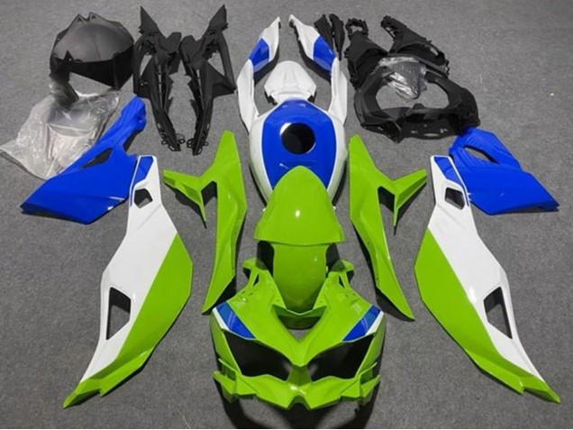 Carena Moto Kawasaki ZX25R ZX-25R 2019-2025 - Bianco Blu Verde