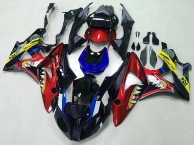 Carena Moto BMW S1000RR 2009-2014 - Rosso Blu Giallo Nero Squalo