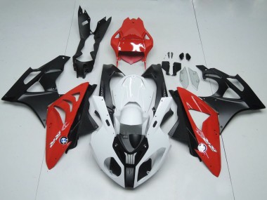 Carena Moto BMW S1000RR 2009-2014 - Bianco Rosso Nero Opaco