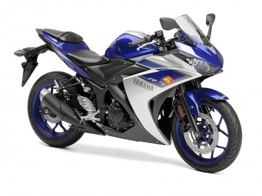 Carene Moto Yamaha YZF R3 2015-2018 - Argento Blu Nero