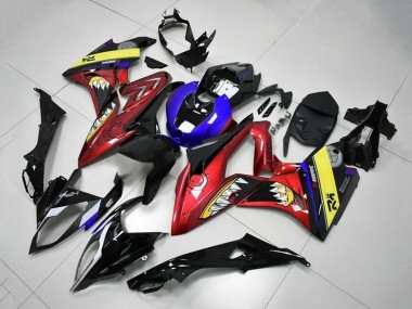 Carena Moto BMW S1000RR 2015-2016 - Blu Rosso Giallo Nero Squalo