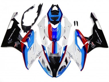 Carena Moto BMW S1000RR 2017-2018 - Bianco Blu Rosso Nero Banda