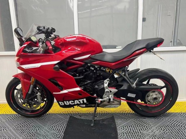 Carena Moto Ducati Supersport 939/939S 2017-2022 - Rosso Nero Bianco Banda