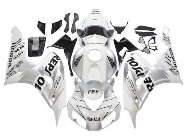 Carena Moto Honda CBR1000RR 2006-2007 - Bianco Argento Nero Repsol