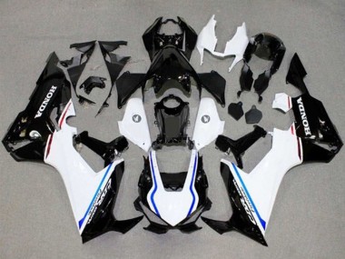 Carena Moto Honda CBR1000RR 2017-2023 - Bianco Blu Nero Lucido Banda