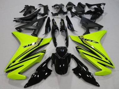 Carena Moto Honda CBR500R 2016-2018 - Neon Giallo Nero Lucido