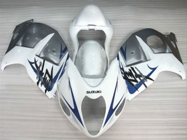Carena Moto Suzuki GSXR1000 1996-2007 - Bianco Argento Blu