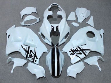 Carena Moto Suzuki GSXR1000 1996-2007 - Bianco Nero Banda