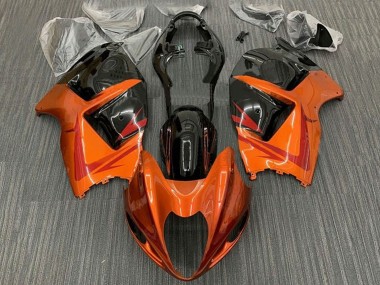 Carena Moto Suzuki GSXR1000 1996-2007 - Arancia Nero Rosso