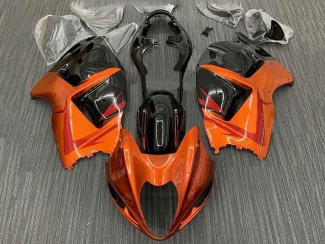Carena Moto Suzuki GSXR 1300 Hayabusa 1996-2007 - Arancia Nero Rosso
