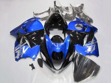 Carena Moto Suzuki GSXR1000 1996-2007 - Blu Chrome Nero