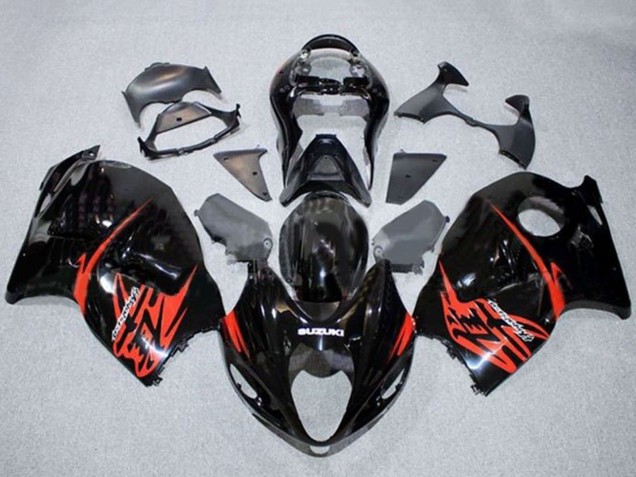 Carena Moto Suzuki GSXR 1300 Hayabusa 1996-2007 - Nero Lucido Rosso