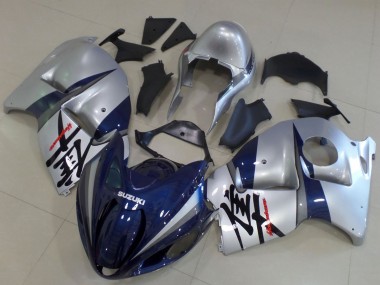 Carena Moto Suzuki GSXR1000 1996-2007 - Argento Blu Scuro