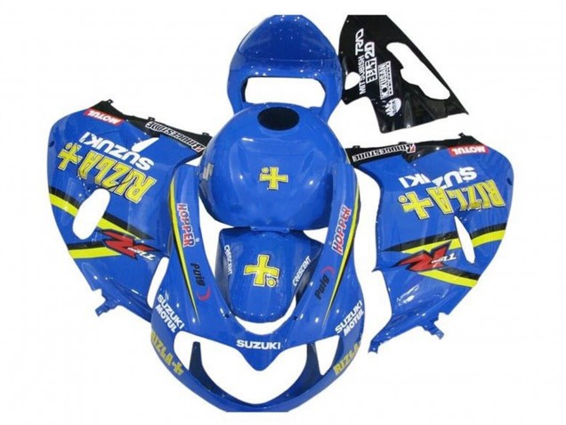 Carena Moto Suzuki TL1000R 1998-2003 - Blu Giallo Nero Rizla Hopper Motul