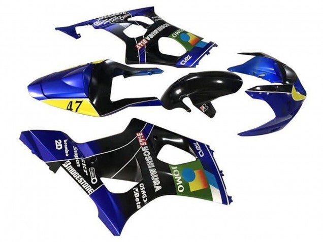 Carena Moto Suzuki GSXR 1000 2003-2004 - Blu Giallo Nero JOMO