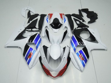 Carena Moto Suzuki GSXR 1000 2009-2016 - Bianco Nero Blu Rosso