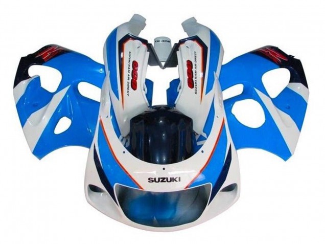 Carena Moto Suzuki GSXR 600 / GSXR 750 1996-2000 - Blu Bianco Rosso