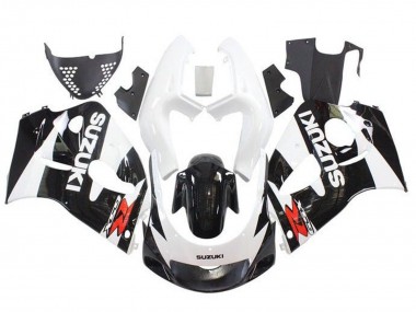 Carena Moto Suzuki GSXR 600 / GSXR 750 1996-2000 - Bianco Nero Rosso