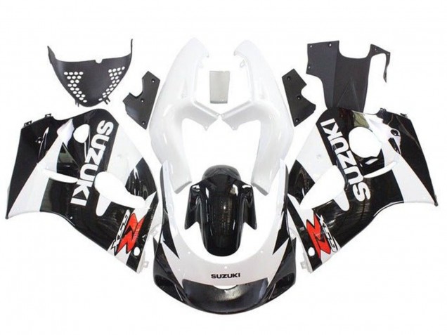 Carena Moto Suzuki GSXR 600 / GSXR 750 1996-2000 - Bianco Nero Rosso